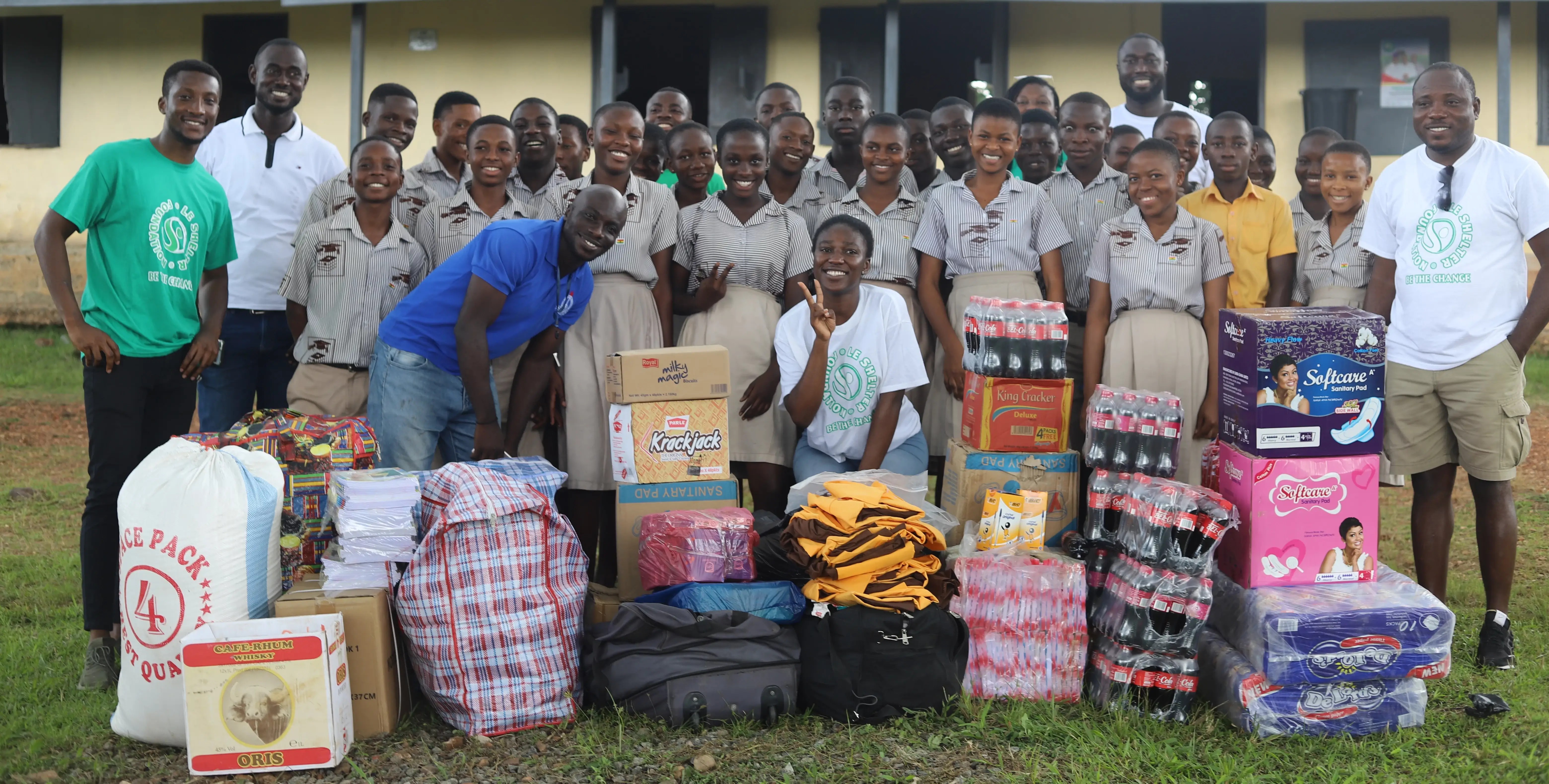 Le Shelter Foundation mentorship program in rural Ghana schools