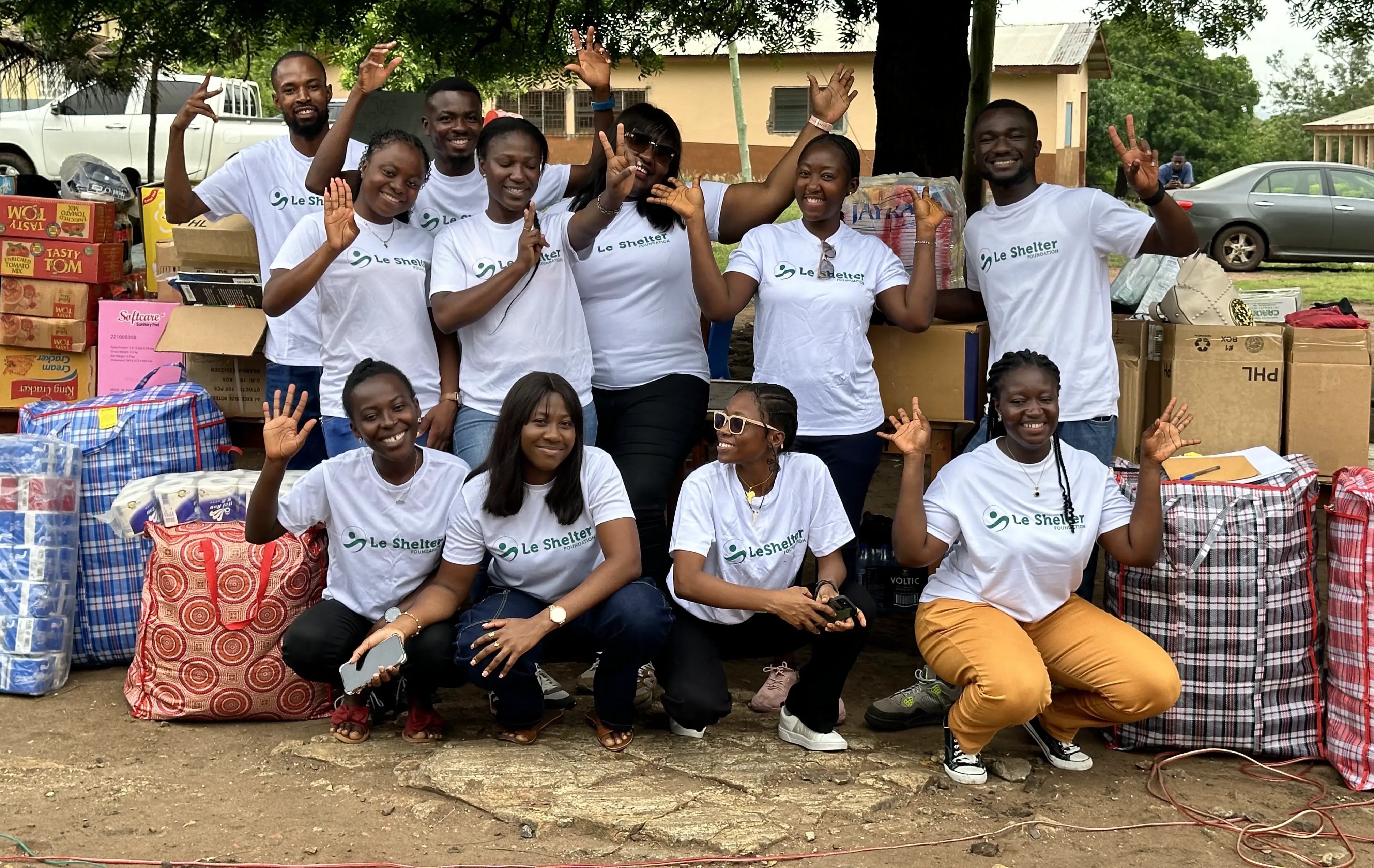 Community engagement event by Le Shelter Foundation